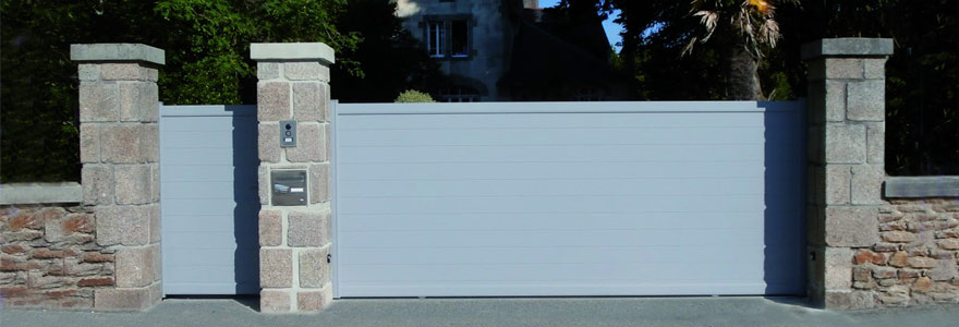 portail aluminium coulissant